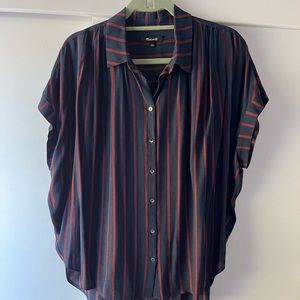 Madewell striped courier shirt